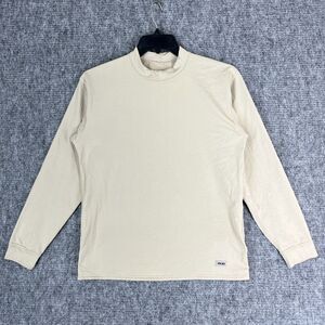 XGO Shirt Medium Mens Tan Crew-Neck Made USA Base‎ layer Acclimate Dry Outdoor